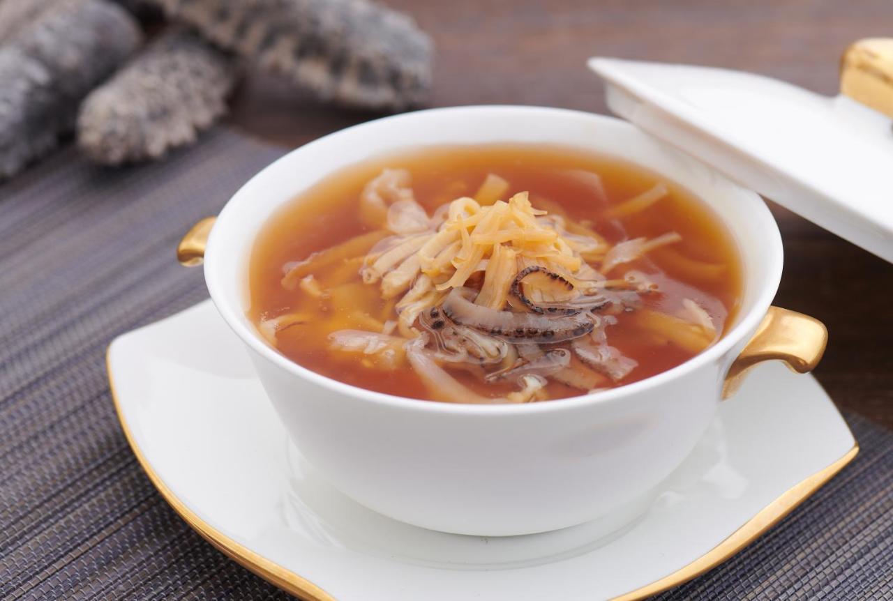 Hong Kong Gold Coast Hotel Exteriör bild Shark fin soup